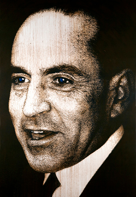 A SALVADOR ESPRIU 2012 / S. Coloma de Farners (Acrílic-mixta s/llenç, 162x114)