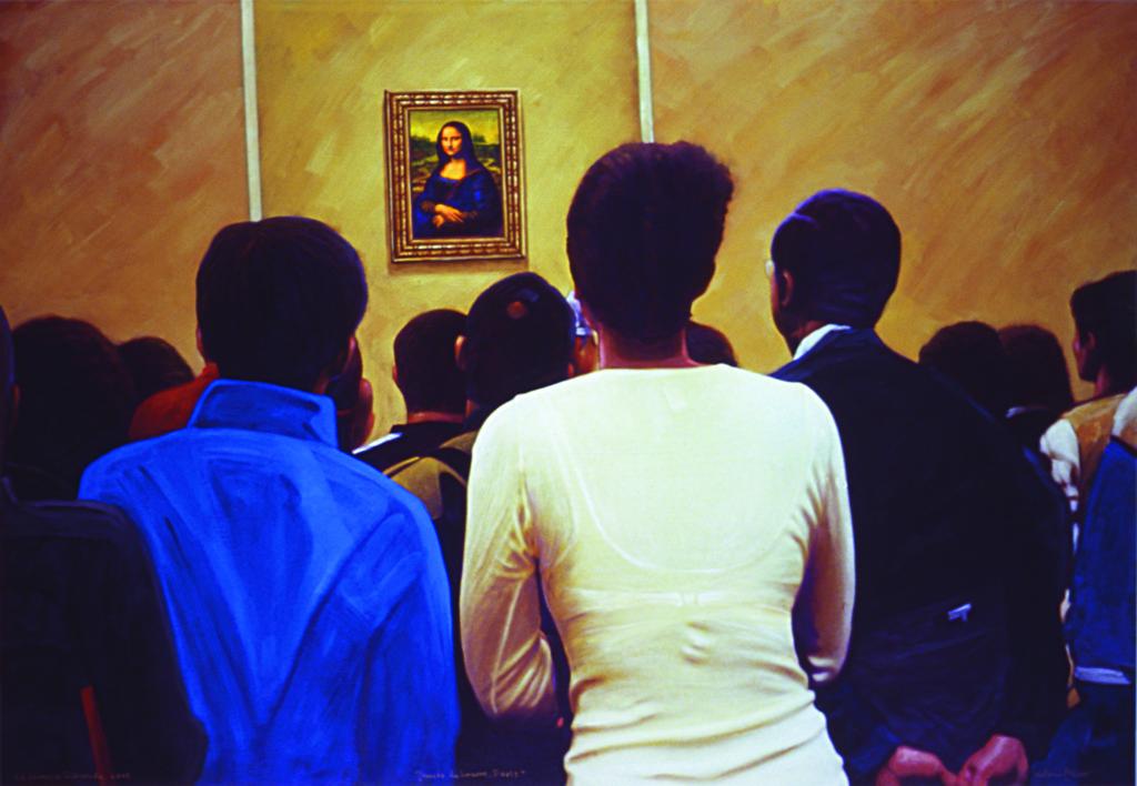 LA FAMOSA GIOCONDA 2008 / Paris (Acrílic s/ llenç, 81x116) Antoni Miró